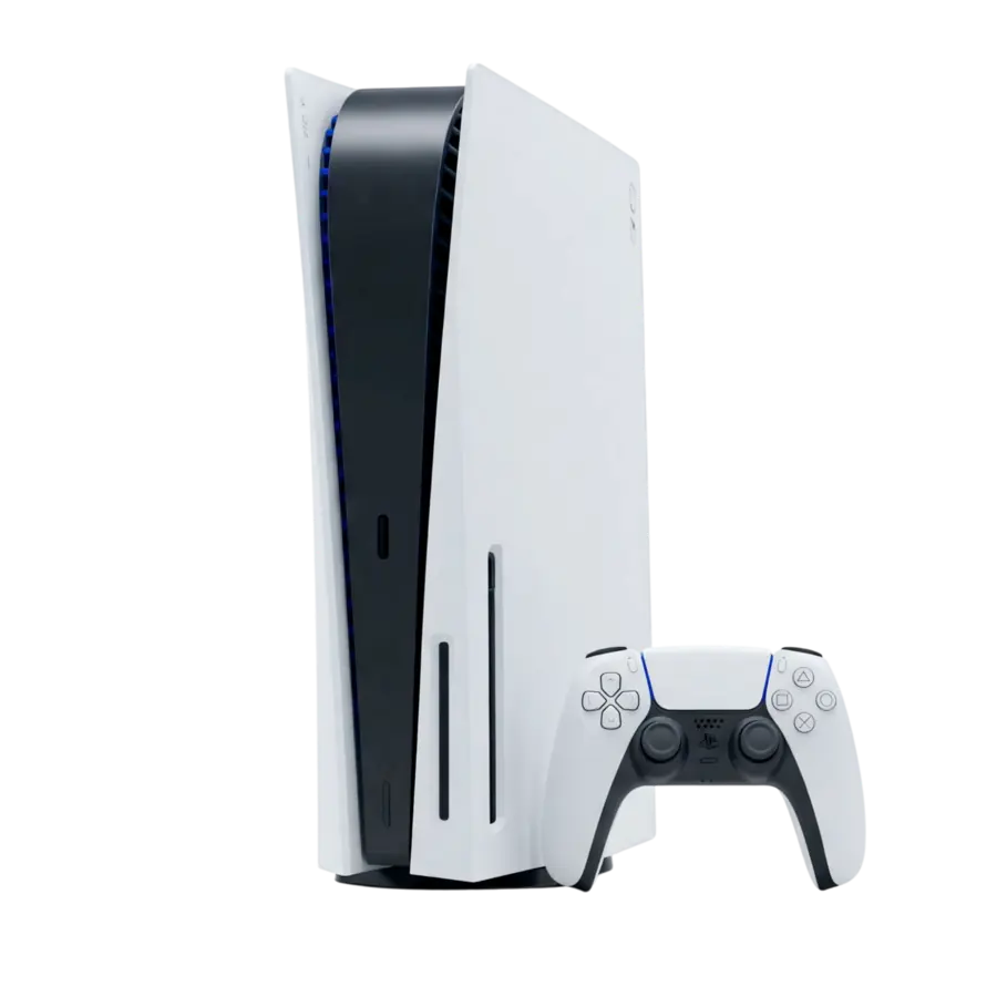 PlayStation 5 с контроллером